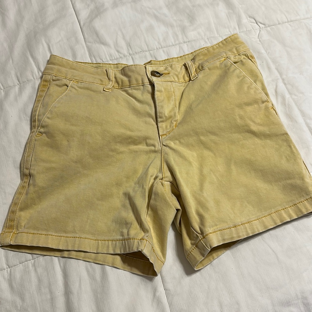 Yellow shorts